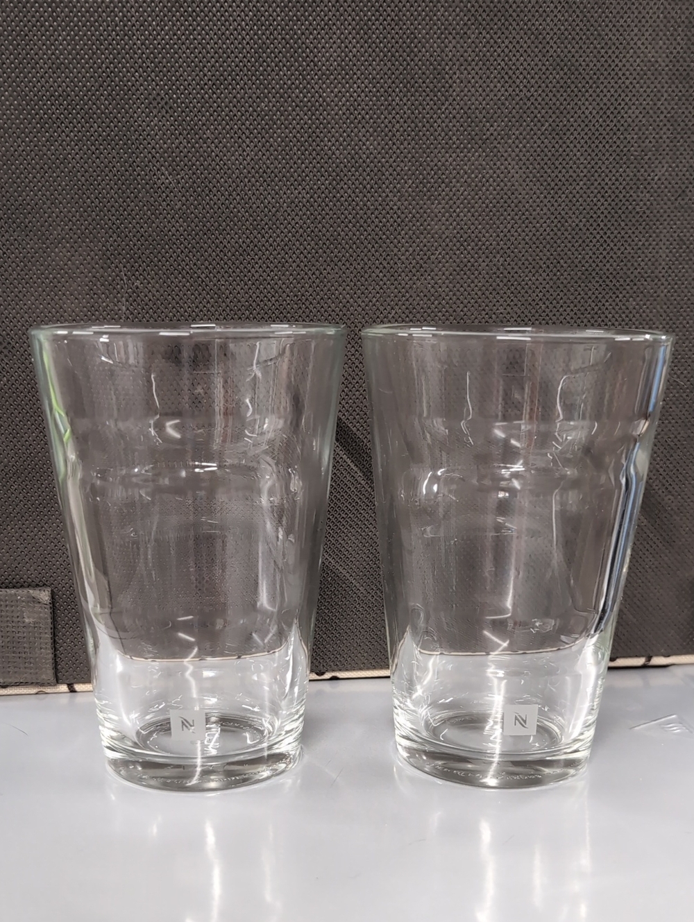 Nespresso Clear Glass Tumbler Pair